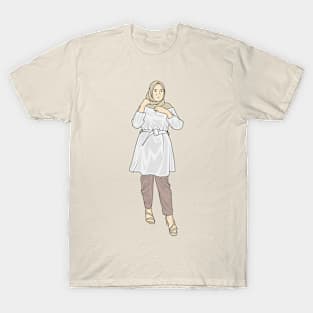 White Dress T-Shirt